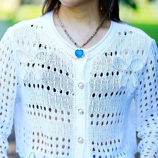 Healing Crystal Heart Necklace – Spiritual Energy Pendant