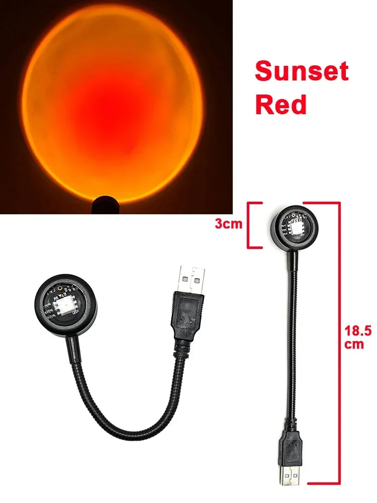 Aura Sunset Projection Lamp