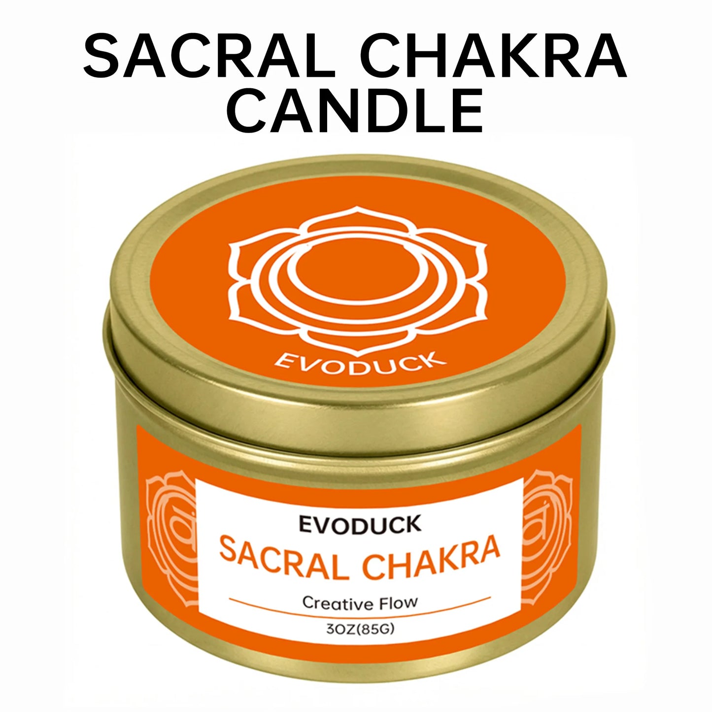 Spiritual Chakra Crystal Candle – Energy Cleansing & Manifestation