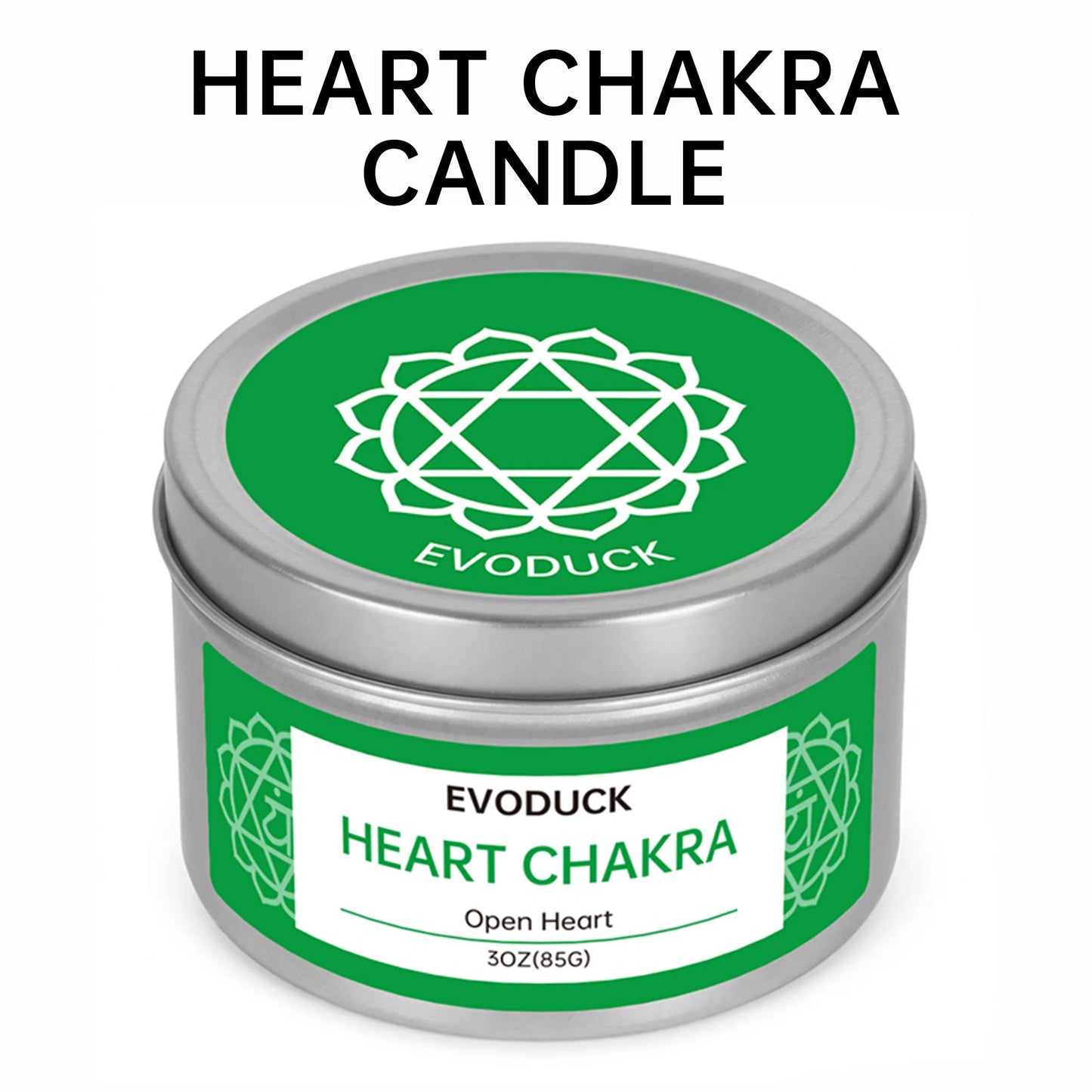 Spiritual Chakra Crystal Candle – Energy Cleansing & Manifestation