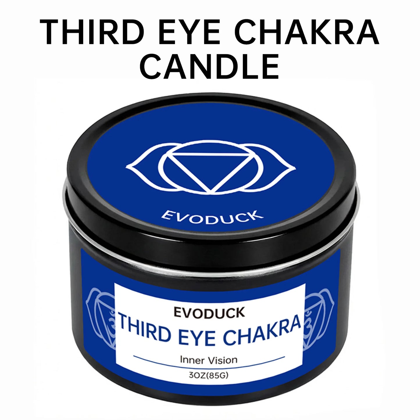 Spiritual Chakra Crystal Candle – Energy Cleansing & Manifestation