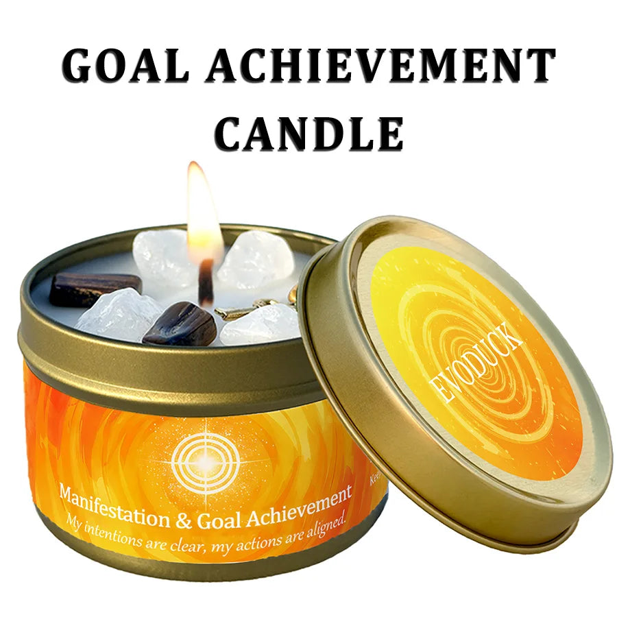 ✨ Abundance Manifestation Candle – Attract Wealth, Luck & Positive Energy