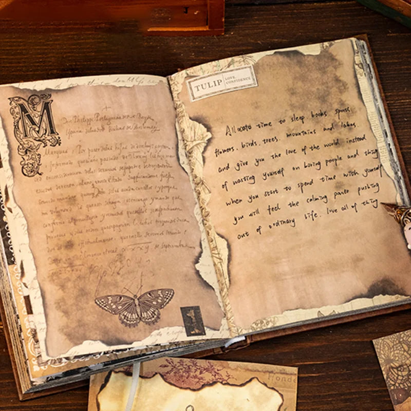 Vintage Manifestation Journal Notebook