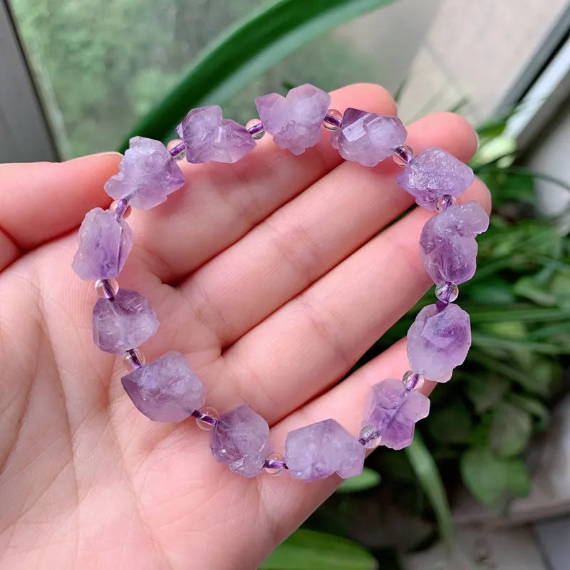 Amethyst Energy Bracelet – Spiritual Healing Crystal Jewelry