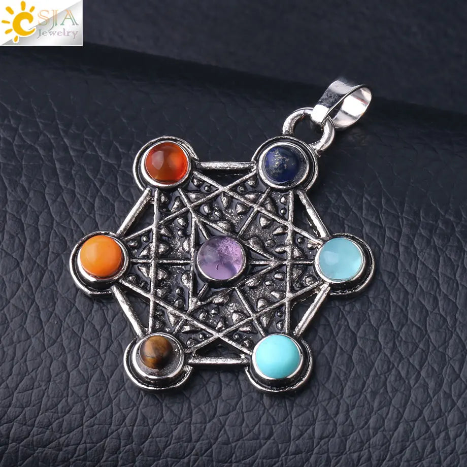7 Chakra Energy Necklace – Spiritual Healing Pendant
