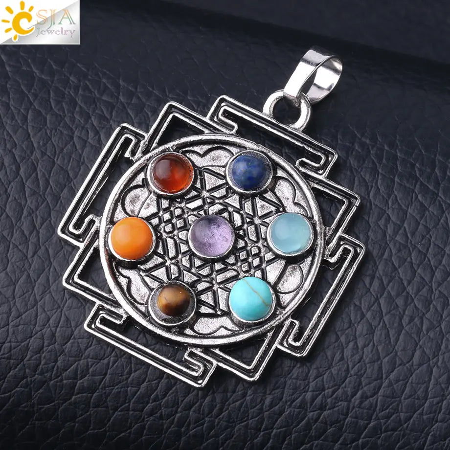 7 Chakra Energy Necklace – Spiritual Healing Pendant