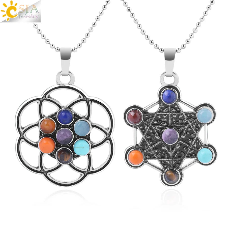 7 Chakra Energy Necklace – Spiritual Healing Pendant