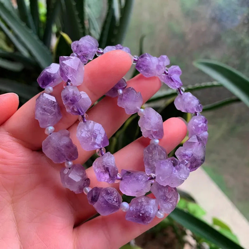 Amethyst Energy Bracelet – Spiritual Healing Crystal Jewelry
