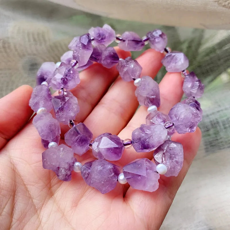 Amethyst Energy Bracelet – Spiritual Healing Crystal Jewelry