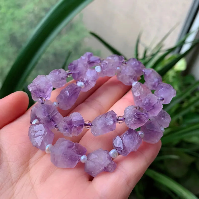 Amethyst Energy Bracelet – Spiritual Healing Crystal Jewelry