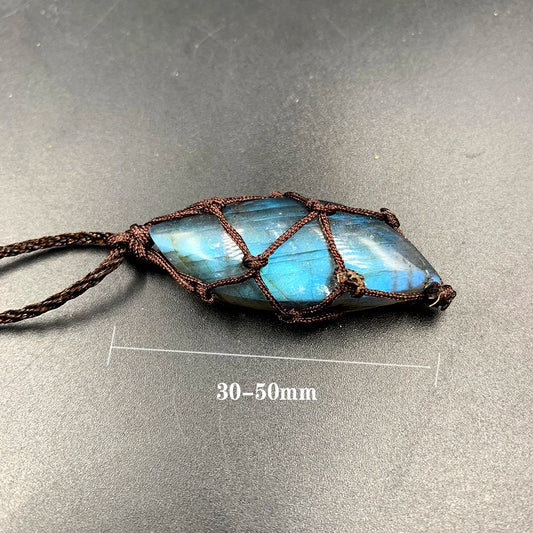 Labradorite Crystal Necklace – Intuition & Protection Stone