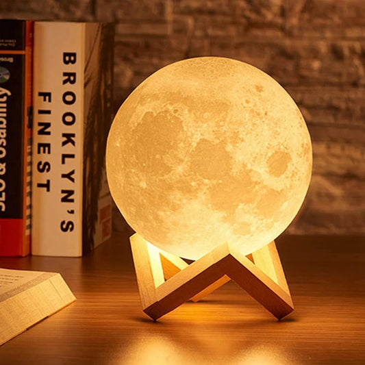 3D Moon Lamp Night Light