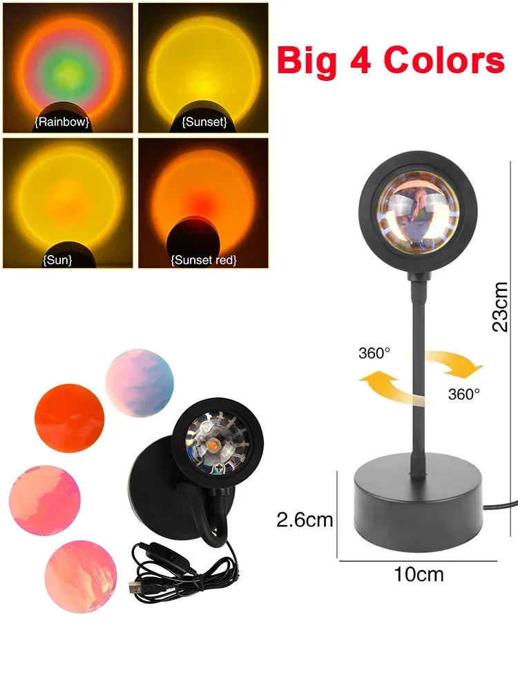 Aura Sunset Projection Lamp