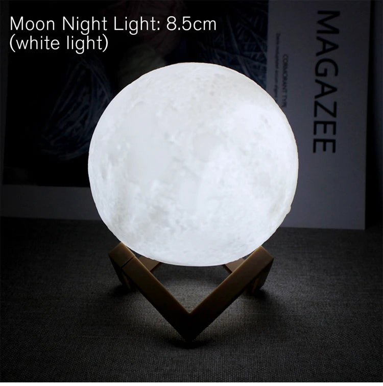 3D Moon Lamp Night Light