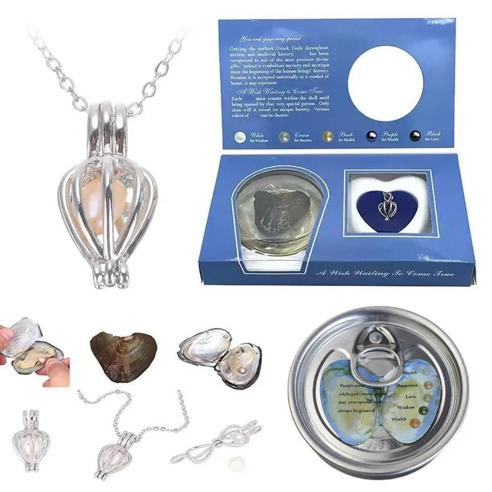 Surprise Pearl Wish Necklace Gift Set