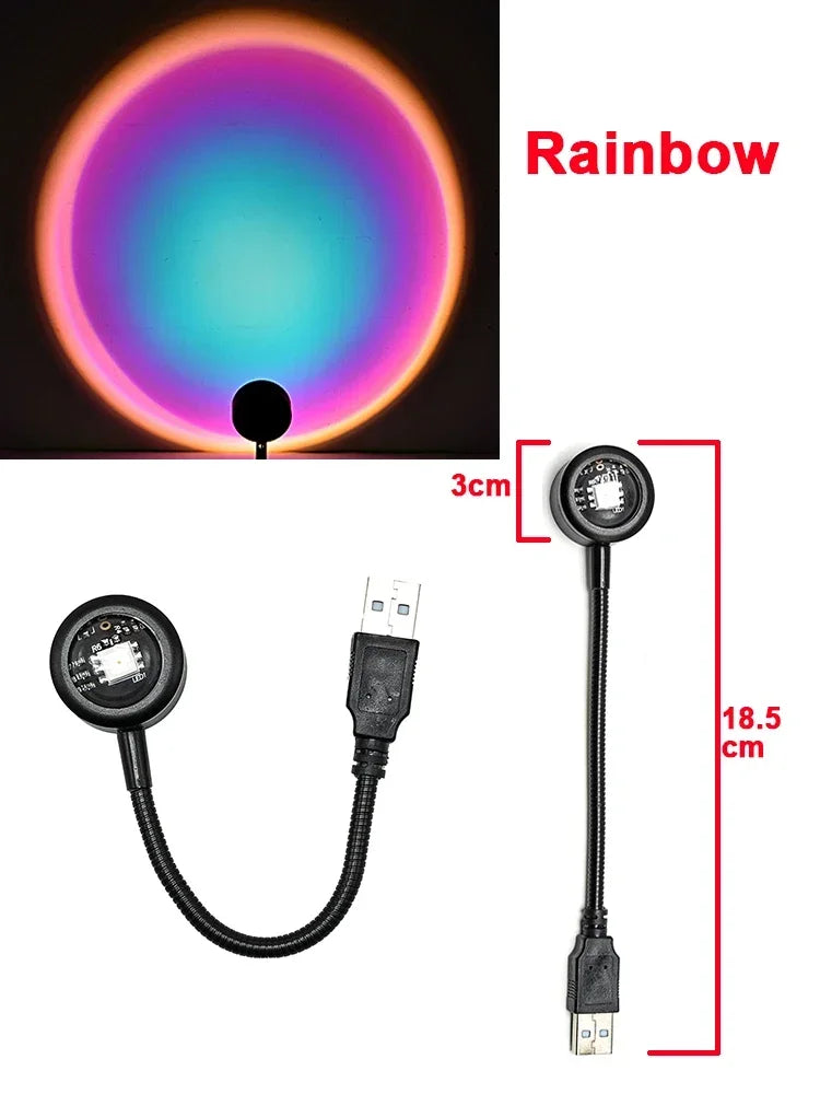 Aura Sunset Projection Lamp