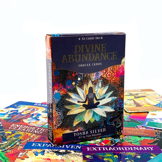 Divine Abundance Oracle Cards – 52 Card Spiritual Guidance Deck