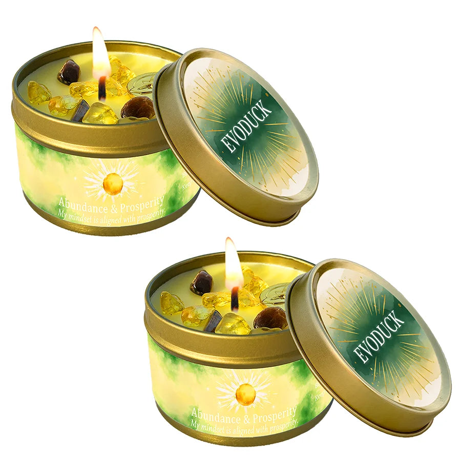 ✨ Abundance Manifestation Candle – Attract Wealth, Luck & Positive Energy