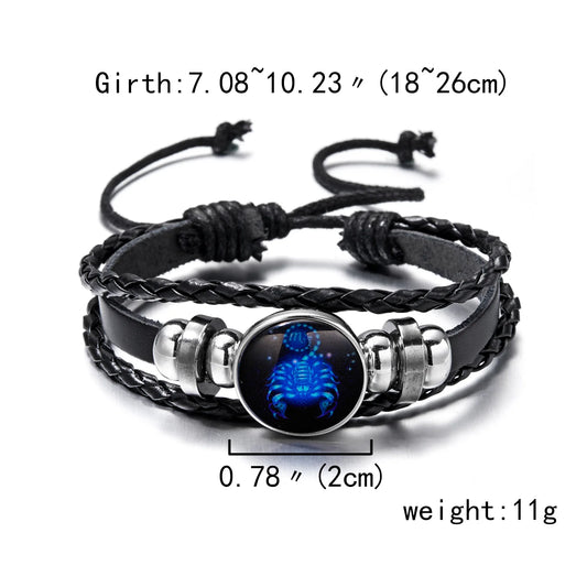 Glow Zodiac Constellation Bracelet – Luminous Astrology Bracelet