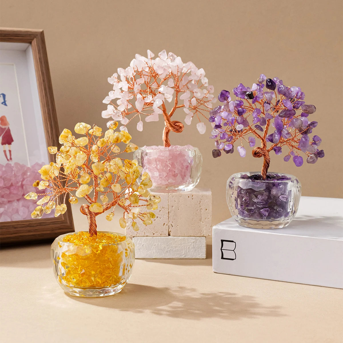 Prosperity Crystal Money Tree