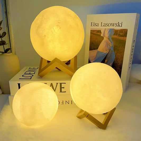 3D Moon Lamp Night Light