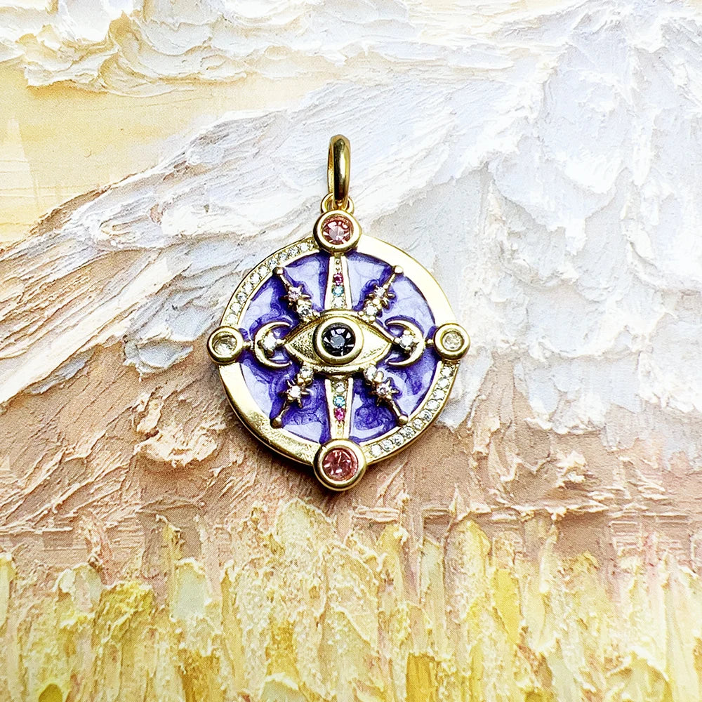 Mystic Eye Talisman Necklace – Protection & Positive Energy