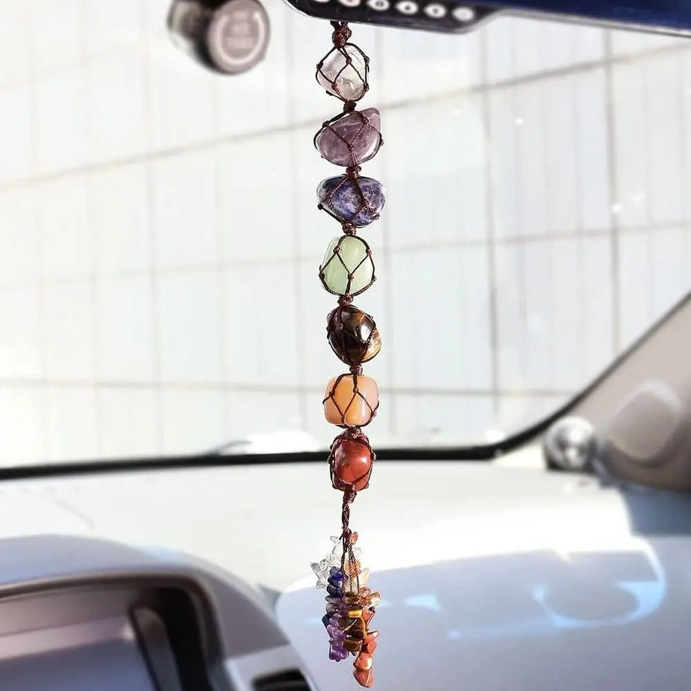 7 Chakra Energy Balance Hanging Crystal