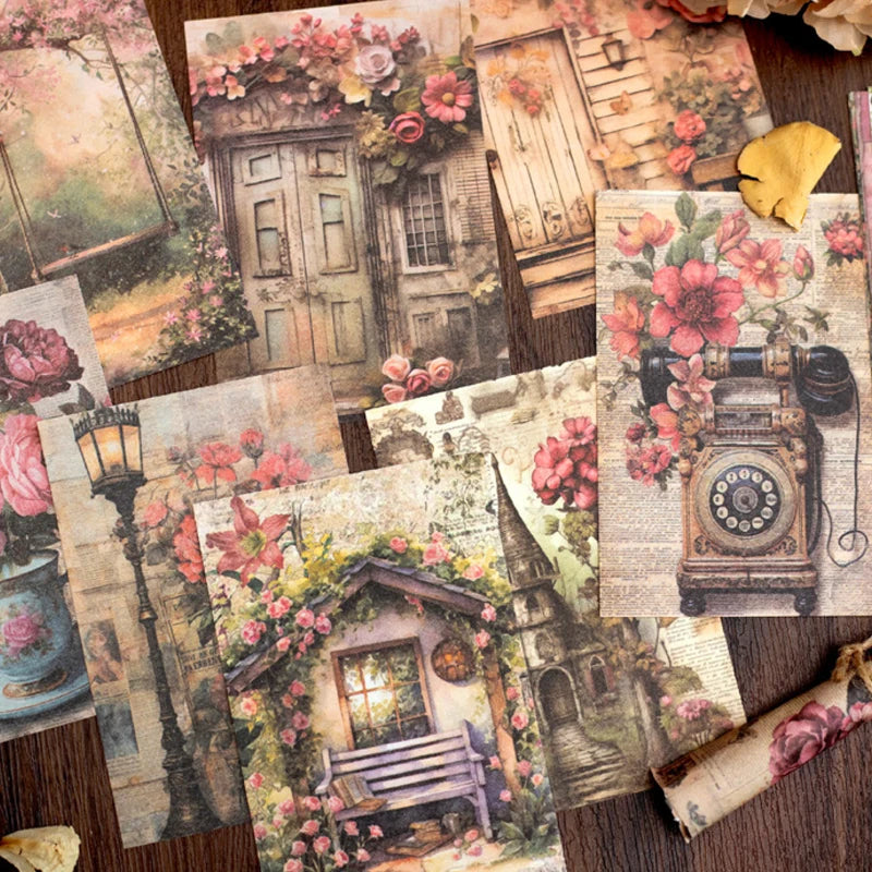 Aesthetic Vintage Journaling Paper Set