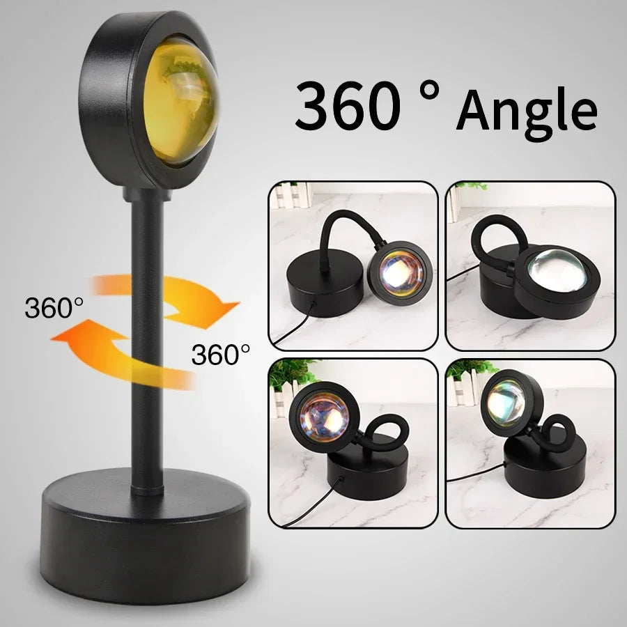 Aura Sunset Projection Lamp