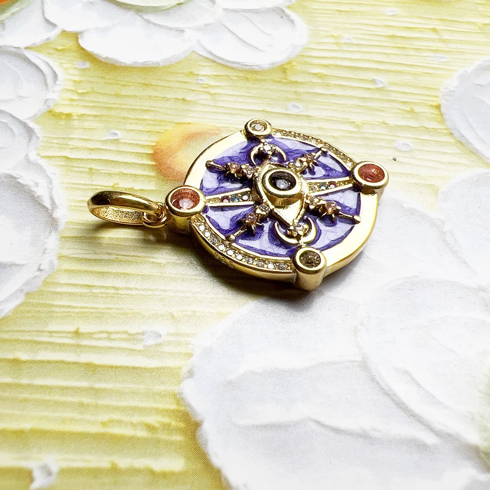 Mystic Eye Talisman Necklace – Protection & Positive Energy
