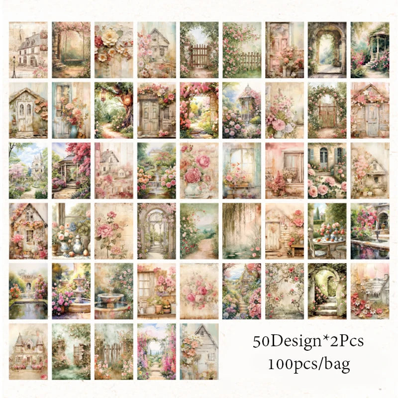 Aesthetic Vintage Journaling Paper Set