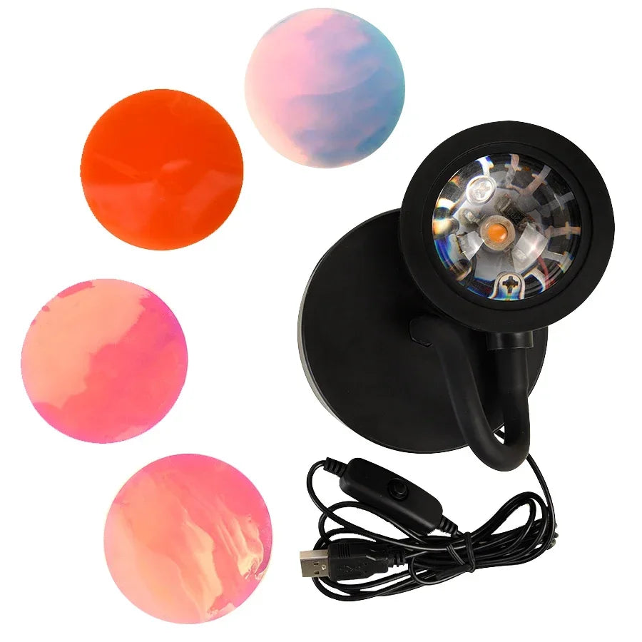 Aura Sunset Projection Lamp