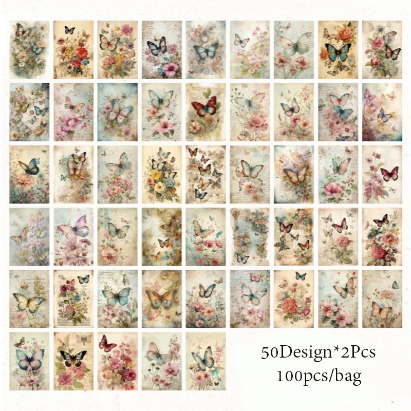 Aesthetic Vintage Journaling Paper Set