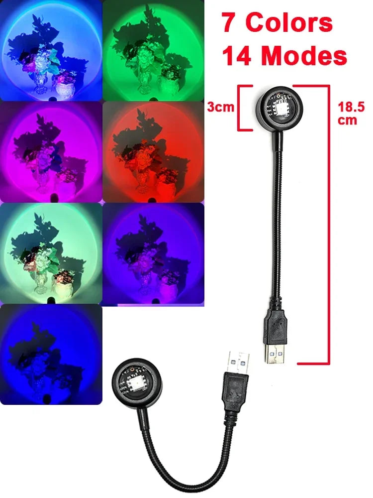Aura Sunset Projection Lamp