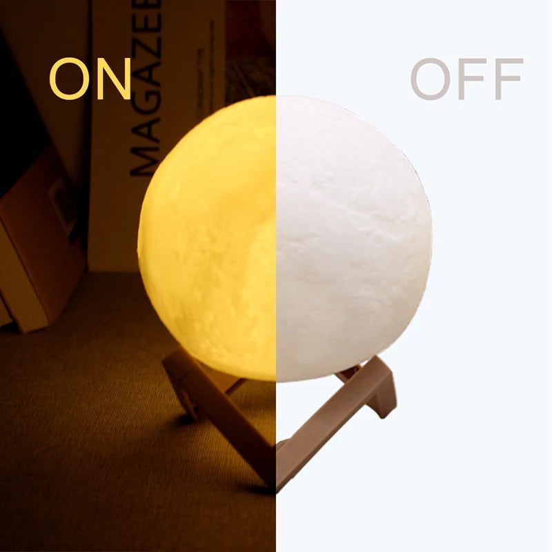 3D Moon Lamp Night Light