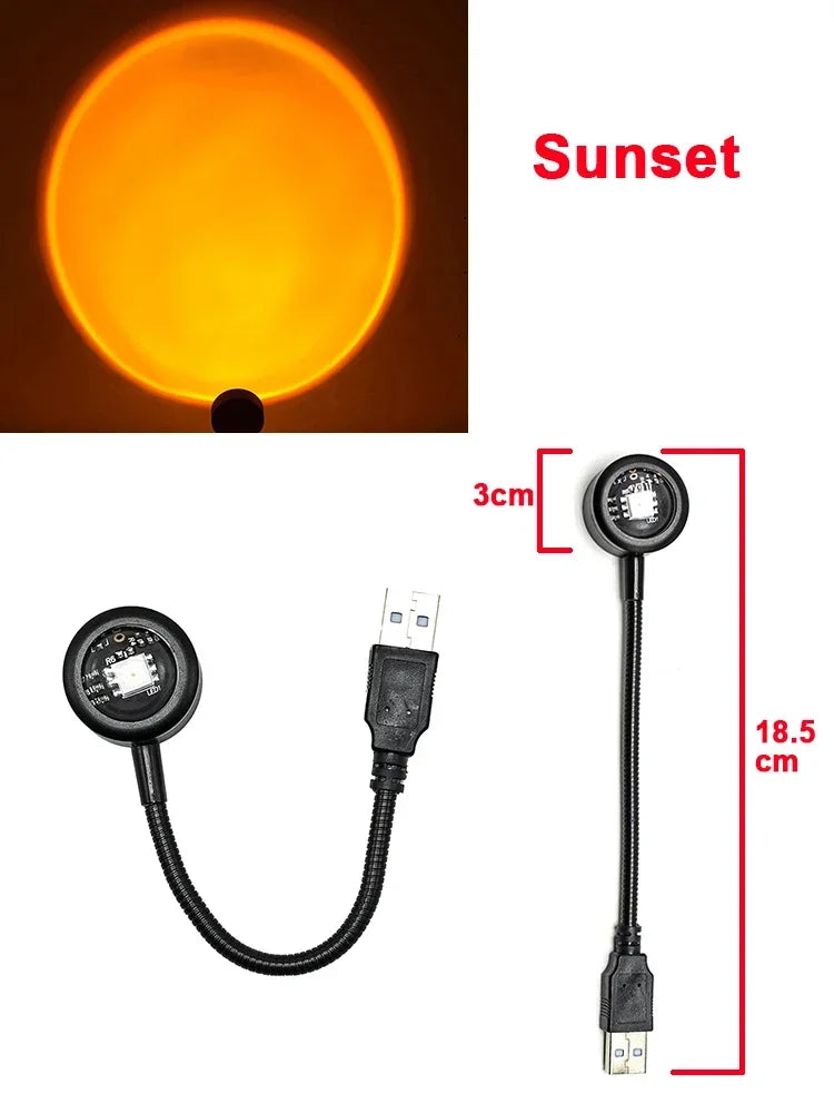 Aura Sunset Projection Lamp