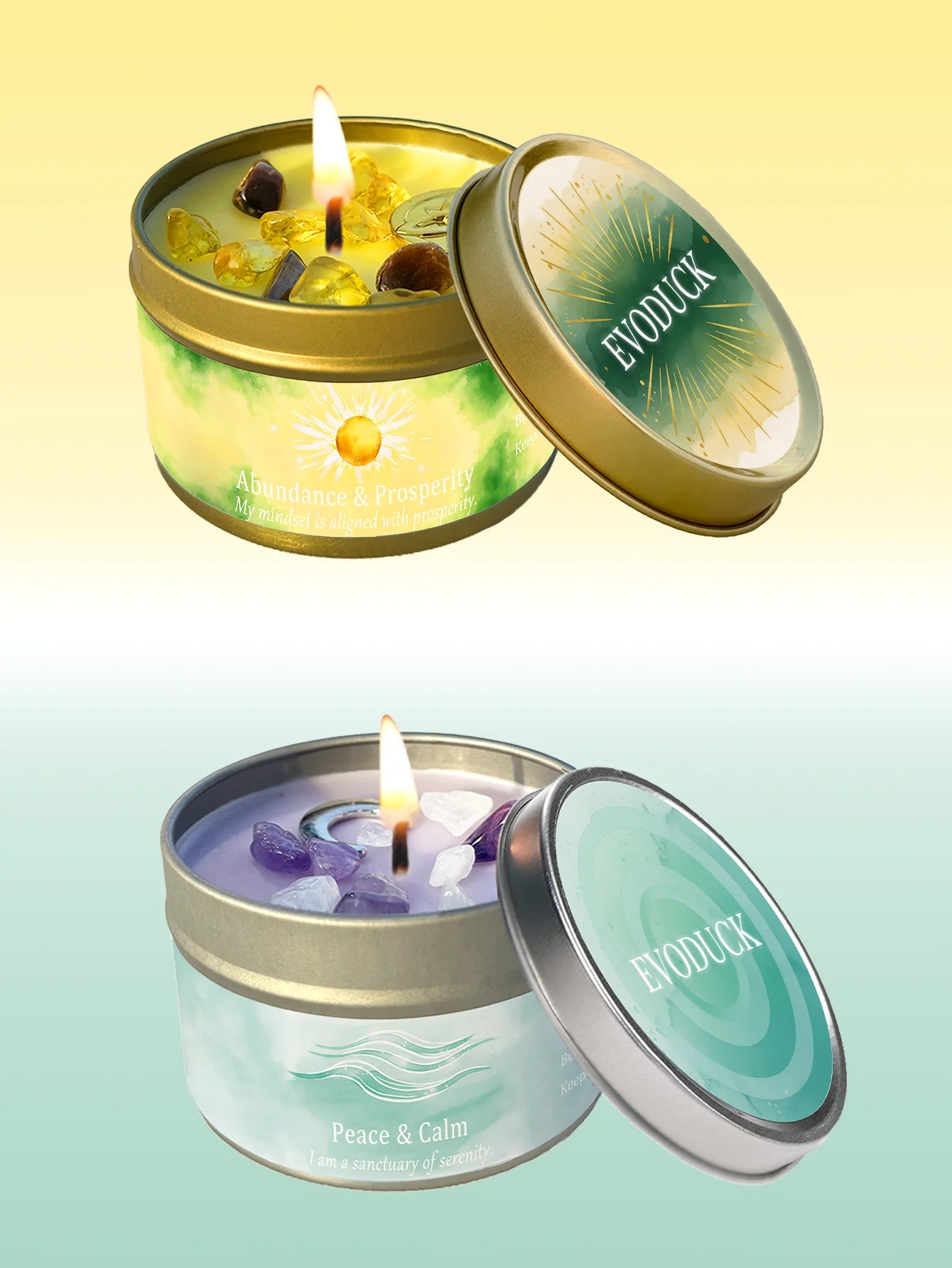 ✨ Abundance Manifestation Candle – Attract Wealth, Luck & Positive Energy