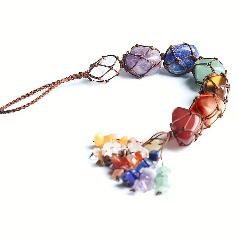 7 Chakra Energy Balance Hanging Crystal